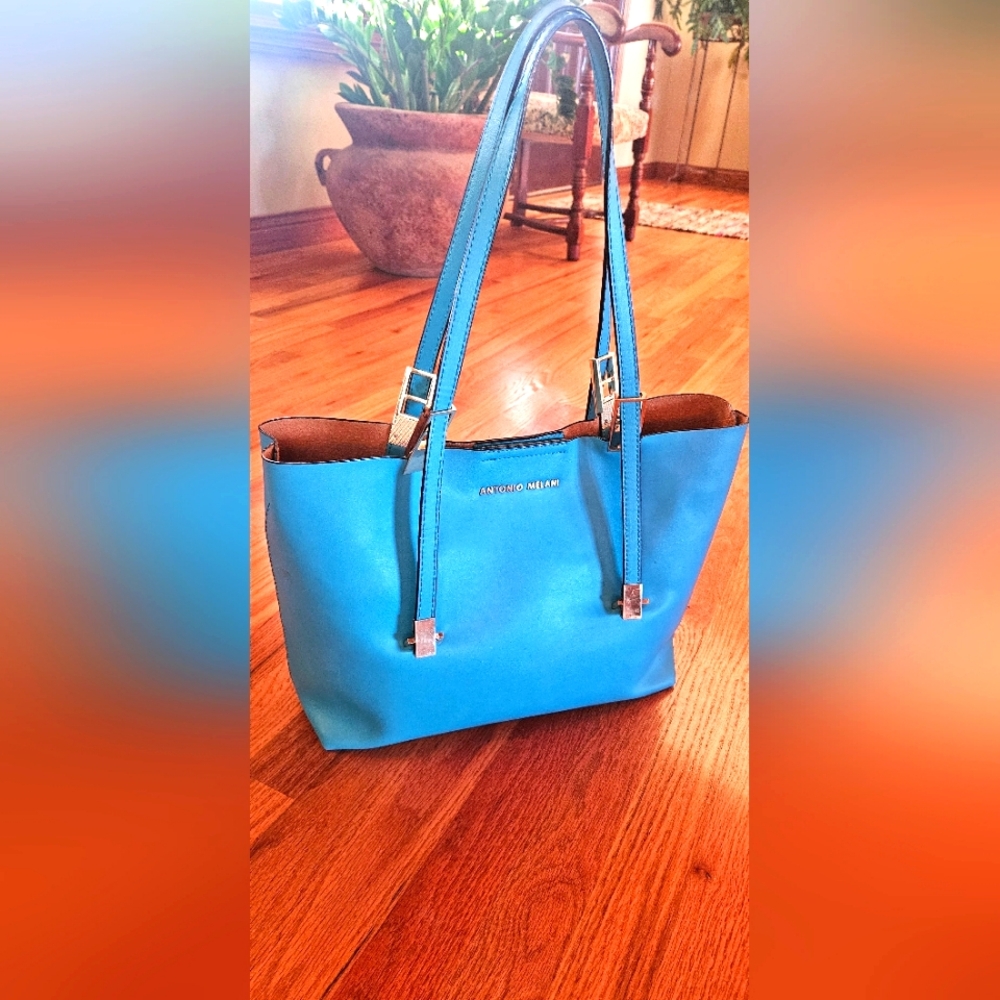 Michael Kors Blue Tote Bag